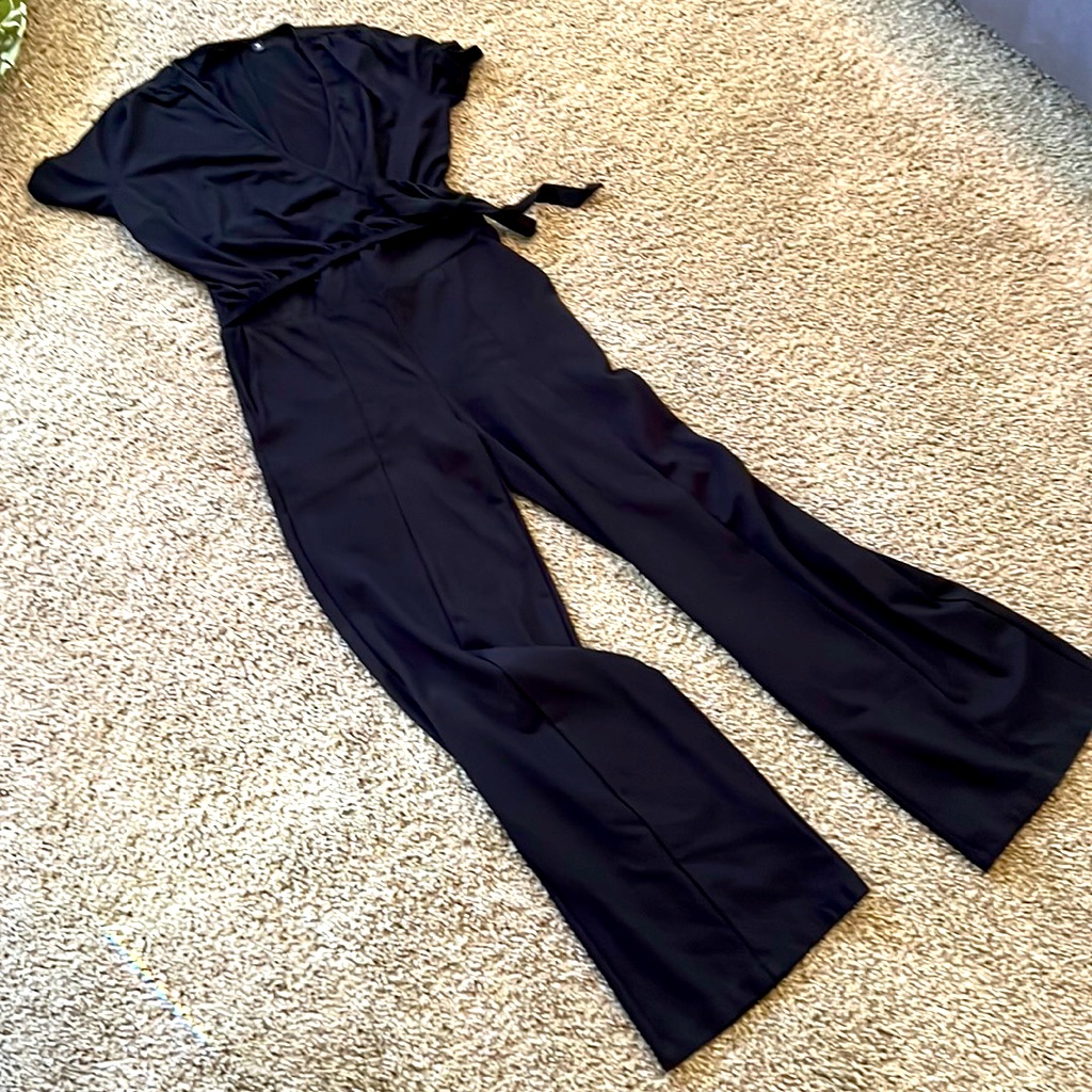 Beta Brand Cross Front Jumpsuit
